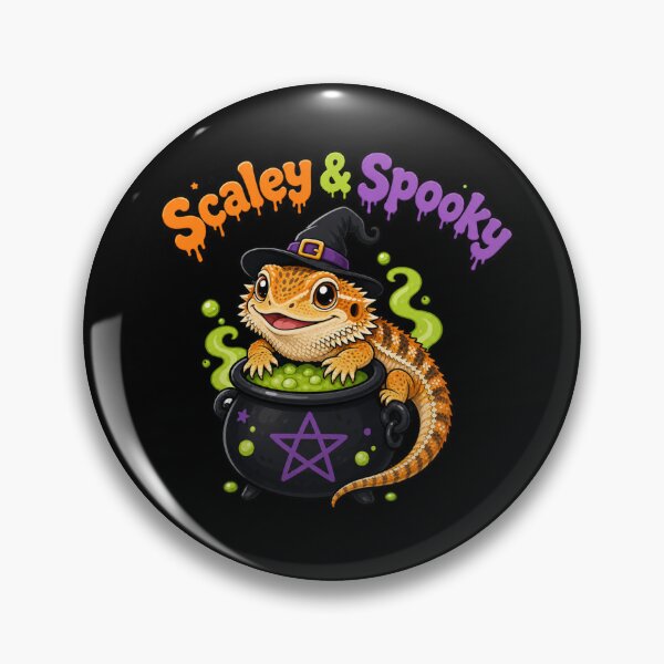Item preview, Scaley & Spooky Shirt, Bearded Dragon Witch Comfort Colors® Tee, Funny Reptile Owner Halloween Graphic designed and sold by TshirtsLabs.
