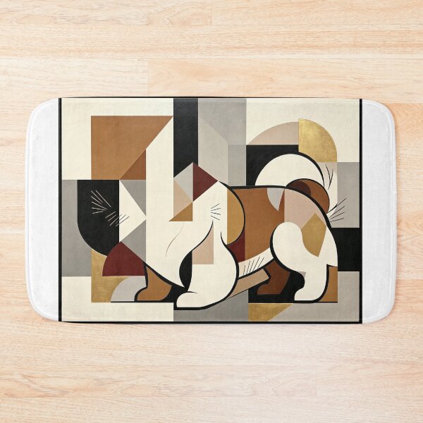Item preview, cubist animal artwork designed and sold by forget45studio.