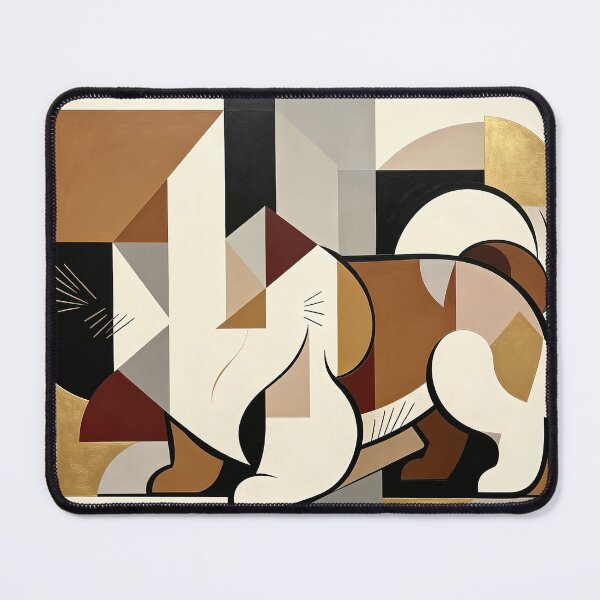 Item preview, cubist animal artwork designed and sold by forget45studio.