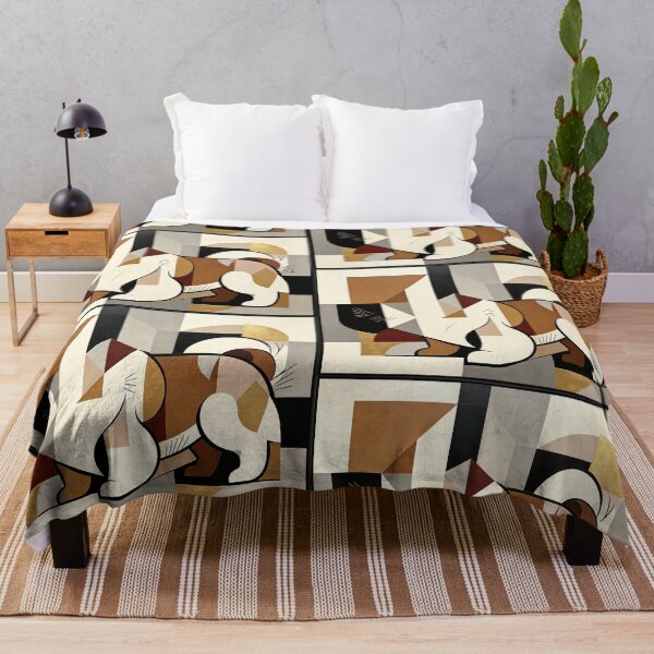 Item preview, cubist animal artwork designed and sold by forget45studio.
