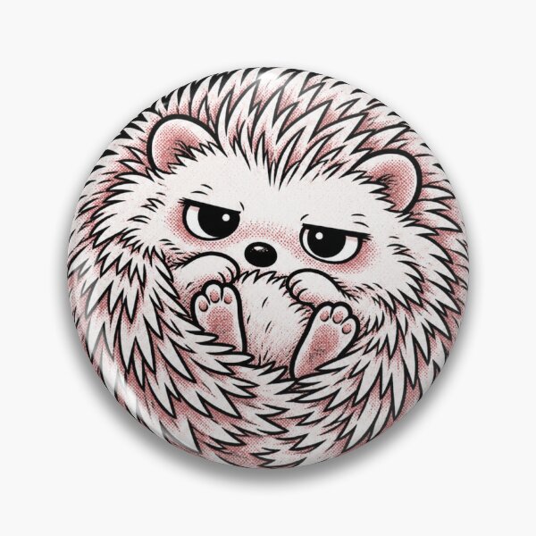 Item preview, Do Not Disturb Hedgehog Sticker, Funny Grumpy Hedgehog T-Shirt, Curled Up Hedgehog Meme, Introvert Hedgehog Lover Gift, Cute Prickly Animal Present designed and sold by Helt-enkelt.