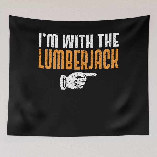Item preview, I'm With The LUMBERJACK Matching Couple Halloween designed and sold by mdmahabubur.