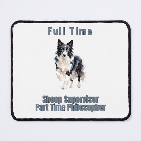 Item preview, Border Collie Sheep Herder Funny Watercolour Tee designed and sold by NatureUnleashed.