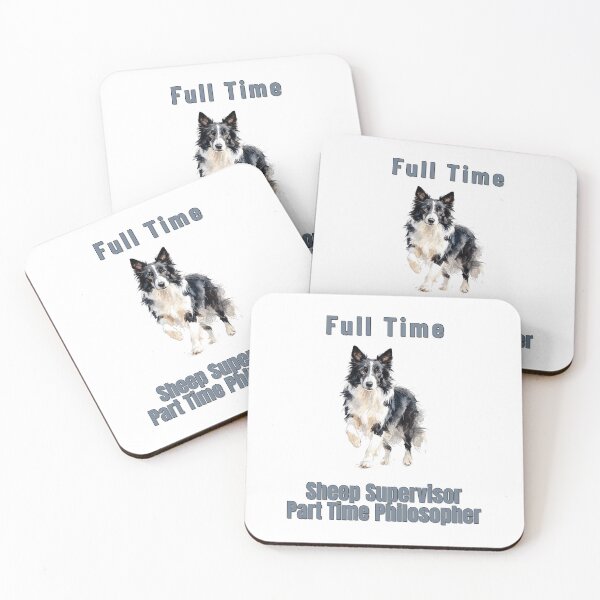 Item preview, Border Collie Sheep Herder Funny Watercolour Tee designed and sold by NatureUnleashed.