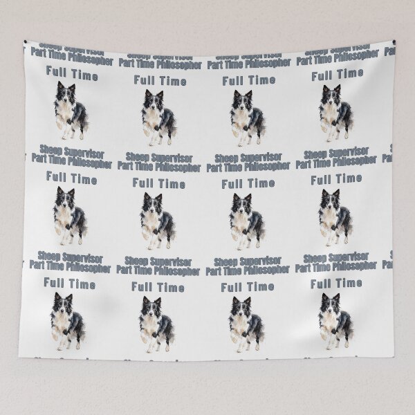 Item preview, Border Collie Sheep Herder Funny Watercolour Tee designed and sold by NatureUnleashed.