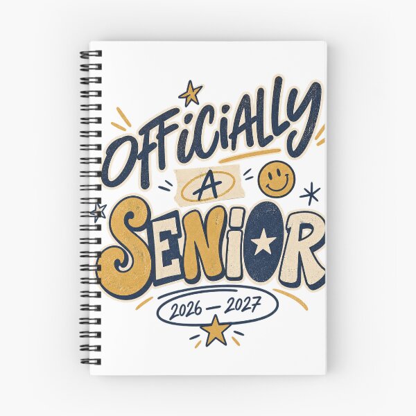 Item preview, Officially A Senior 2027 designed and sold by Doodle Souq.