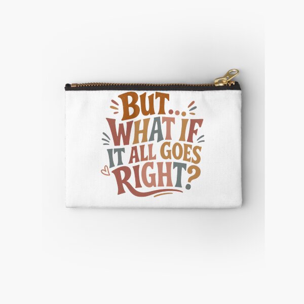 Item preview, But What If It All Goes Right Positive Thinking Motivational Quote Optimism Mindset designed and sold by RetroMini2026.