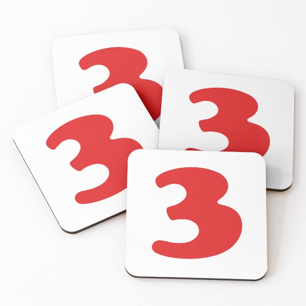Item preview, Red Number Sets - 3 (Three)  designed and sold by Bad Zombie .