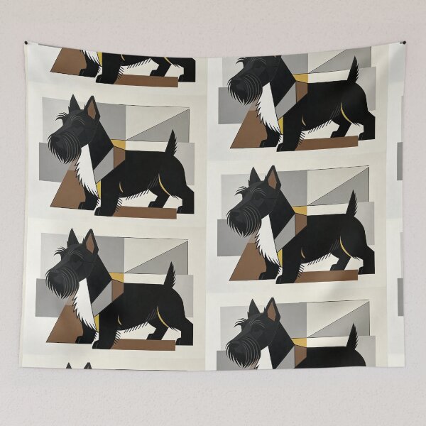 Item preview, cubist animal artwork designed and sold by forget45studio.