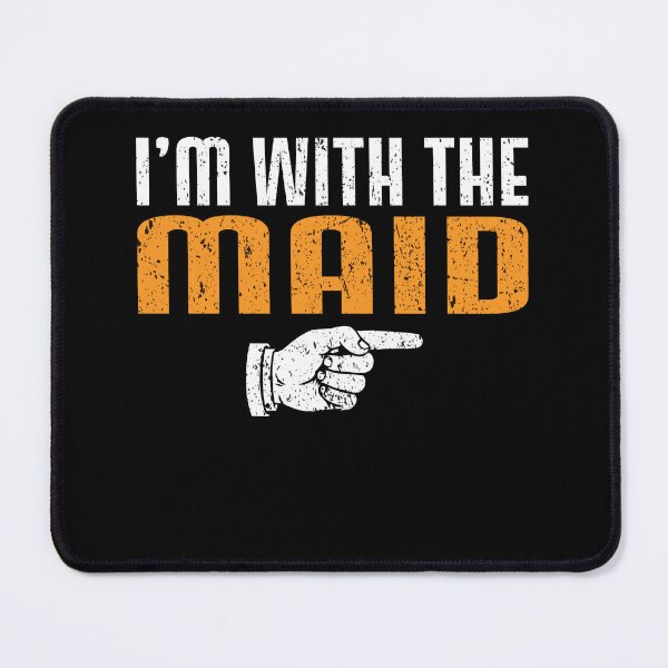 Item preview, I'm With The MAID Matching Couple Halloween designed and sold by mdmahabubur.