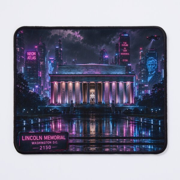 Item preview, Washington DC Cyberpunk | Neon Atlas Special Edition designed and sold by NSAstore.