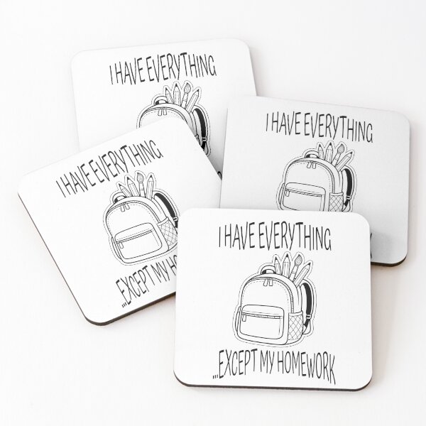 Item preview, I Have Everything Except My Homework Funny ADHD Back To School designed and sold by lenalenspod.