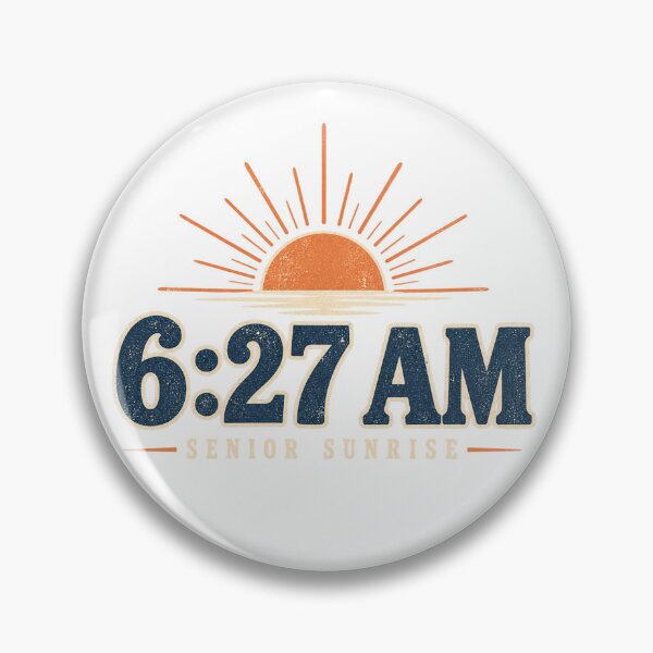 Item preview, Senior Sunrise 6:27 designed and sold by Doodle Souq.