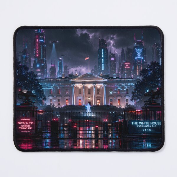 Item preview, Washington DC Cyberpunk | Neon Atlas Special Edition designed and sold by NSAstore.