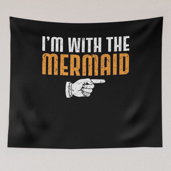 Item preview, I'm With The MERMAID Matching Couple Halloween designed and sold by mdmahabubur.