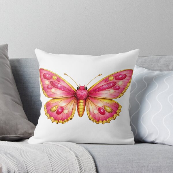 Item preview, Beautiful Pink and Gold Butterfly Illustration. designed and sold by AmirArtisanVibe.