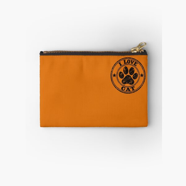 Item preview, I Love Cats Vintage Paw Print Stamp | Black and White Cat Lover Design designed and sold by +48574178623.
