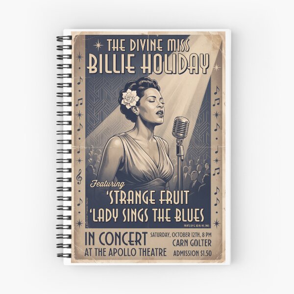Item preview, Divine Miss Billie Holiday designed and sold by Theodor Decker.