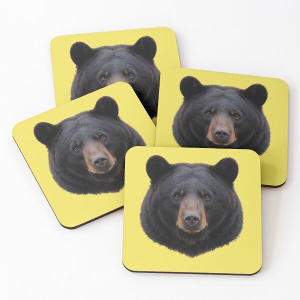 Item preview, Black Bear Head | Powerful North American Wildlife Portrait designed and sold by Wildora Studio.