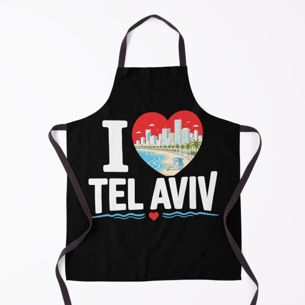 Item preview, I Love Tel Aviv Israel Beach City Art designed and sold by crouchingpixel.