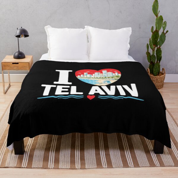 Item preview, I Love Tel Aviv Israel Beach City Art designed and sold by crouchingpixel.