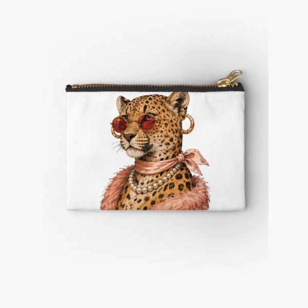Item preview, Fashion Leopard Queen | Chic Leopard Portrait Art designed and sold by DailyDoodlesBySumbul.