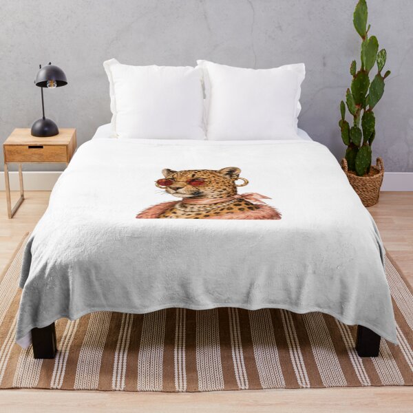 Item preview, Fashion Leopard Queen | Chic Leopard Portrait Art designed and sold by DailyDoodlesBySumbul.