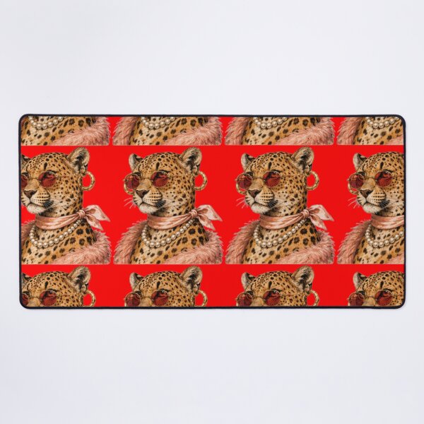 Item preview, Fashion Leopard Queen | Chic Leopard Portrait Art designed and sold by DailyDoodlesBySumbul.