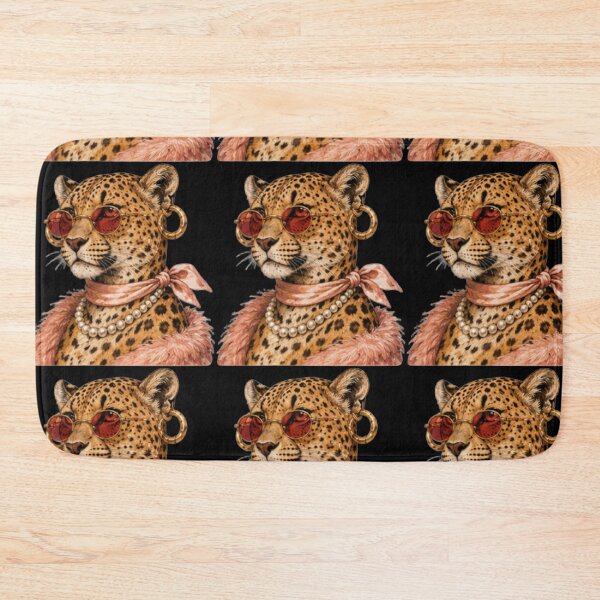 Item preview, Fashion Leopard Queen | Chic Leopard Portrait Art designed and sold by DailyDoodlesBySumbul.