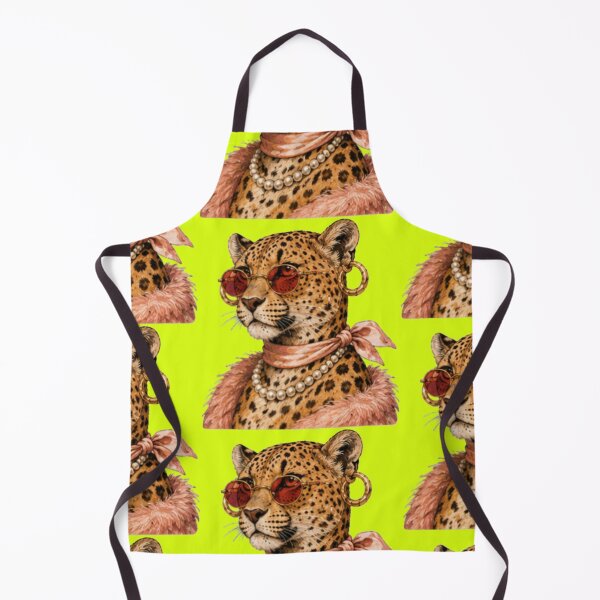 Item preview, Fashion Leopard Queen | Chic Leopard Portrait Art designed and sold by DailyDoodlesBySumbul.