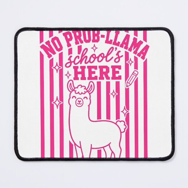 Item preview, No Prob-Llama School's Here Retro Shirt designed and sold by MOCH- ART.