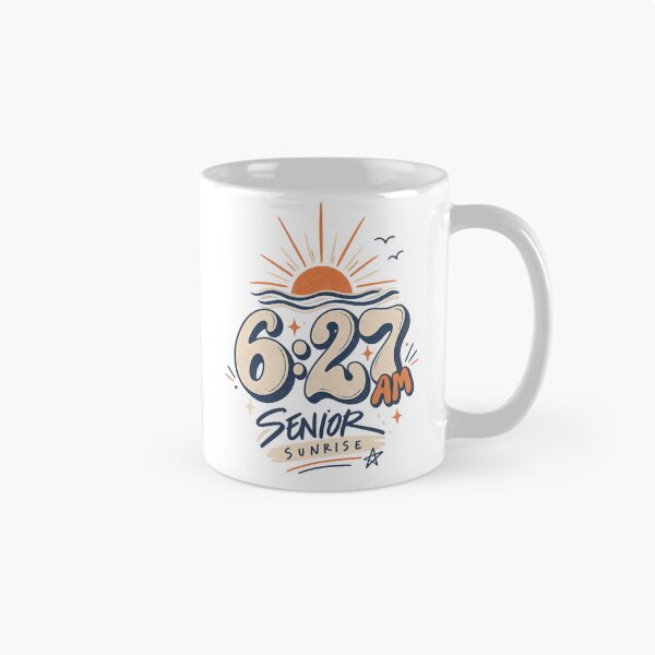 Item preview, Senior Sunrise 6:27 designed and sold by Doodle Souq.