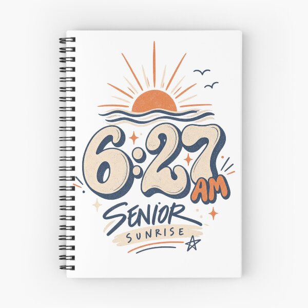 Item preview, Senior Sunrise 6:27 designed and sold by Doodle Souq.