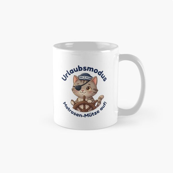 Item preview, Cute Captain Cat - Vacation mode, sailor hat on! designed and sold by 1smillaundfiete.