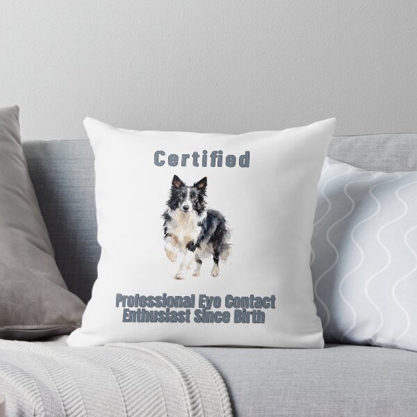 Item preview, Border Collie Stare Funny Dog Lover Watercolour Shirt designed and sold by NatureUnleashed.