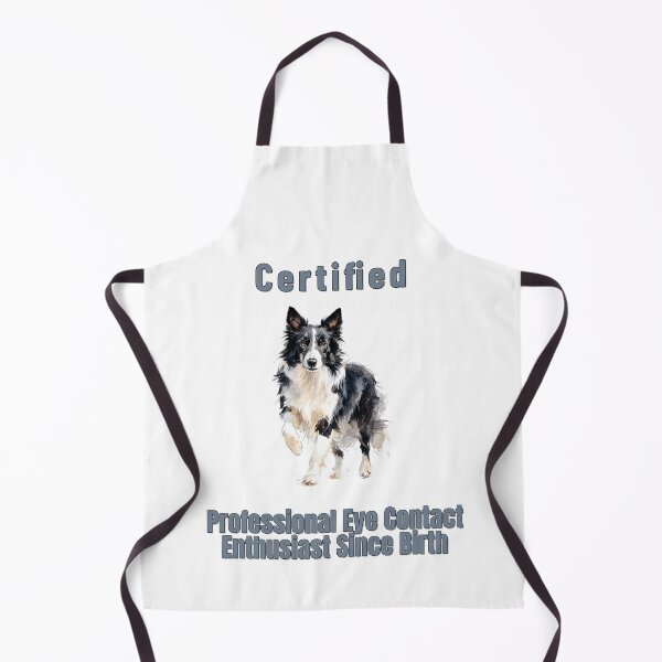 Item preview, Border Collie Stare Funny Dog Lover Watercolour Shirt designed and sold by NatureUnleashed.