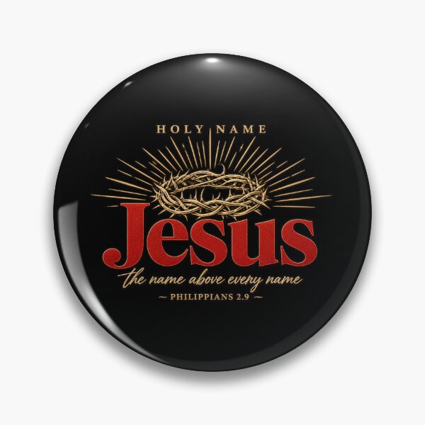 Item preview, Holy Name Jesus Crown of Thorns Christian Gothic Design designed and sold by TheSilmarillion.