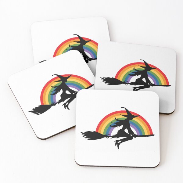 Item preview, Ride with Pride - LGBTQ Halloween Witch designed and sold by humnoo.