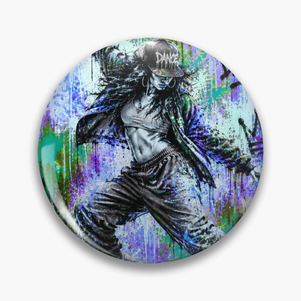 Item preview, Hip Hop Dancer Street Dance Graffiti Urban Art designed and sold by PetruArtDesigns.