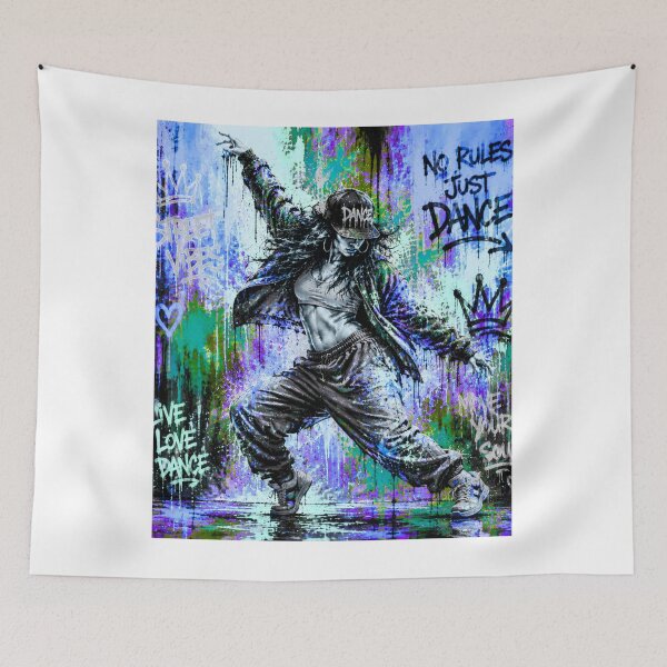 Item preview, Hip Hop Dancer Street Dance Graffiti Urban Art designed and sold by PetruArtDesigns.