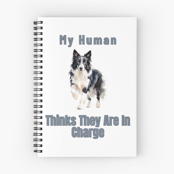 Item preview, Border Collie In Charge Funny Dog Owner Watercolour Shirt designed and sold by NatureUnleashed.