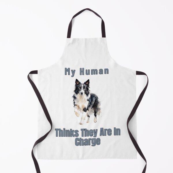 Item preview, Border Collie In Charge Funny Dog Owner Watercolour Shirt designed and sold by NatureUnleashed.
