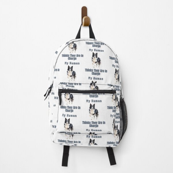 Item preview, Border Collie In Charge Funny Dog Owner Watercolour Shirt designed and sold by NatureUnleashed.