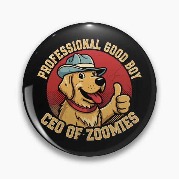 Item preview, Vintage Mascot Golden Retriever CEO of Zoomies T-Shirt - 1930s Retro Cartoon designed and sold by mantra2023.