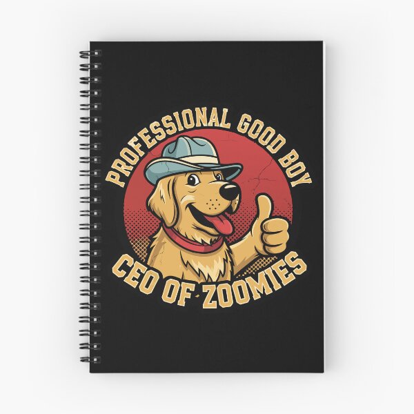 Item preview, Vintage Mascot Golden Retriever CEO of Zoomies T-Shirt - 1930s Retro Cartoon designed and sold by mantra2023.