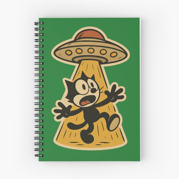 Item preview, CAT VINTAGE KIDNAPPED BY UFOS VINTAGE COMIC designed and sold by infinitearte.