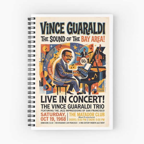 Item preview, Vince Guaraldi Live designed and sold by Theodor Decker.