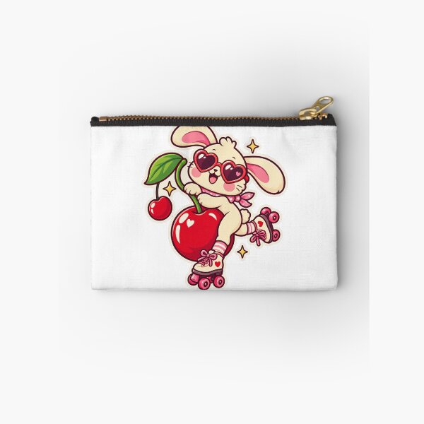 Item preview, Bunny Roller Skating Cherry designed and sold by StickyJoyStudio.