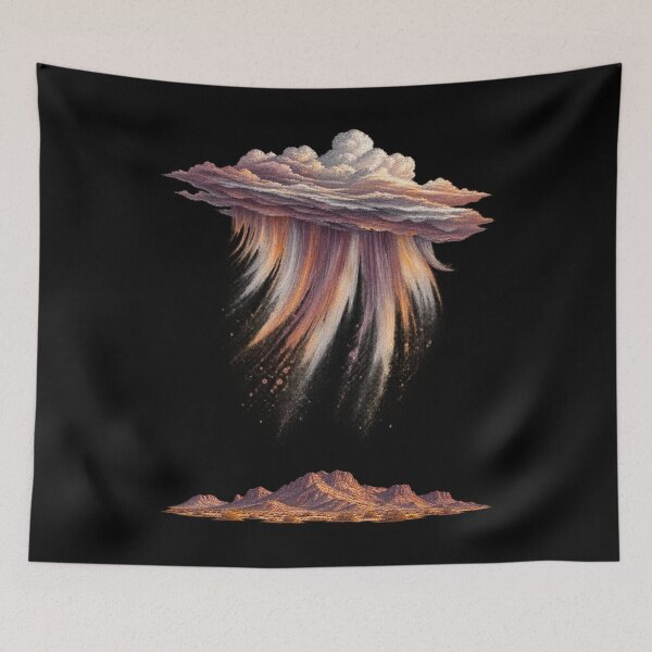Item preview, Rain That Never Lands – Virga Weather Art designed and sold by yagniikd-.
