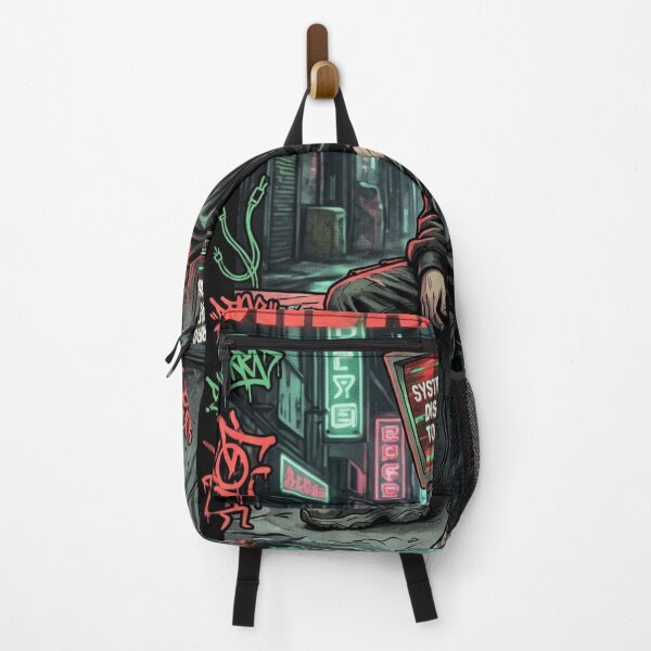 Item preview, Disconnect To Connect - Retro Cyberpunk Monitor Streetwear designed and sold by Noah-Gallery.